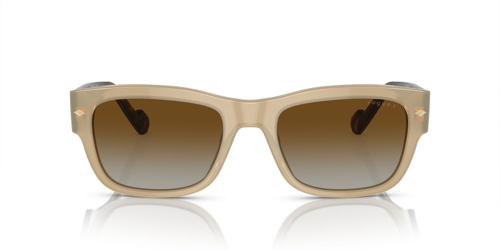 VO 5530S Brown Geometric Sunglasses