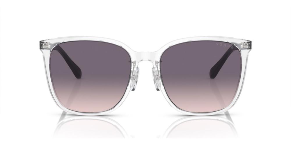 VO 5537SD Transparent Squared Sunglasses