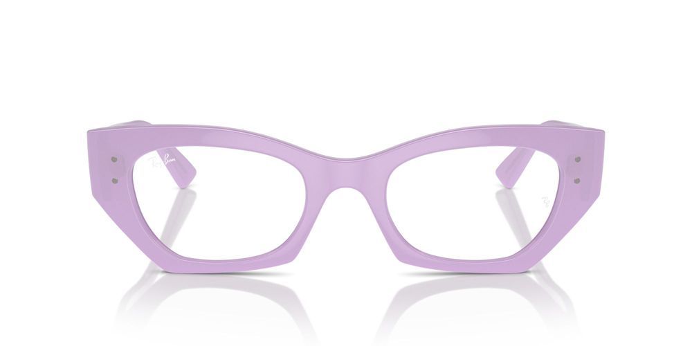 ZENA RX 7330 Violet Geometric Eyeglasses