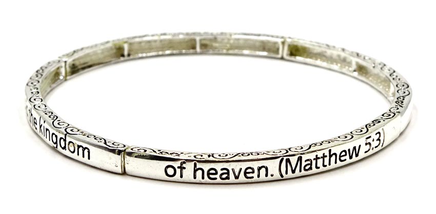 Stackable Matthew 5:3 Bracelet