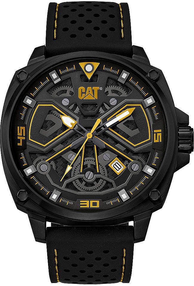 Men's CAT Caterpillar Tokyo Steel Skeleton Dial Watch AJ16121127