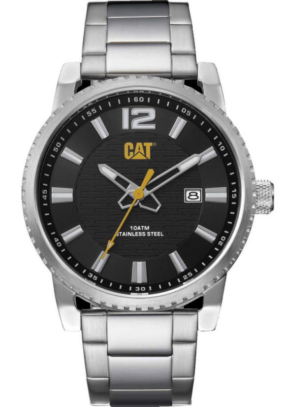 Men's Caterpillar CAT Stainless Steel 44mm Watch NP14111132