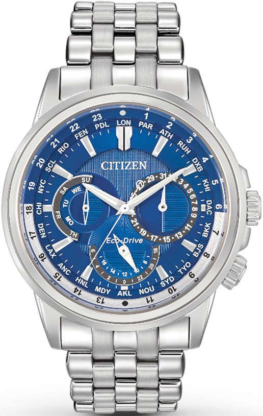 Men's Citizen Eco-Drive Calendrier Multi-Funtion Watch BU2021-51L