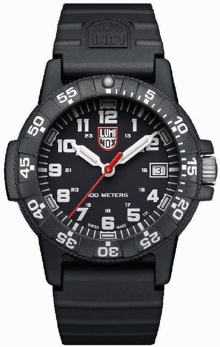 Men's Luminox Leatherback Sea Turtle Black 44mm Watch XS.0321.L