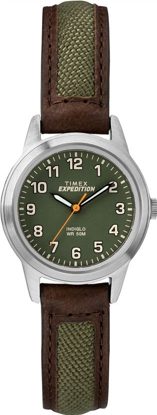 Women's Timex Expedition Field Mini Green Nylon Strap Watch TW4B12000