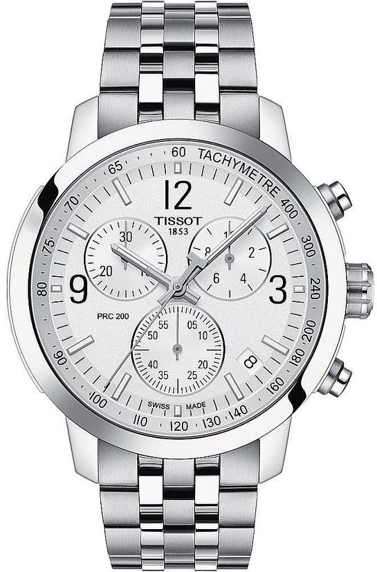 Men's Tissot 1853 PRC 200 Chronograph Swiss Steel Watch T1144171103700
