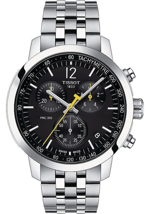 Men's Tissot 1853 PRC 200 Chronograph Swiss Steel Watch T1144171105700