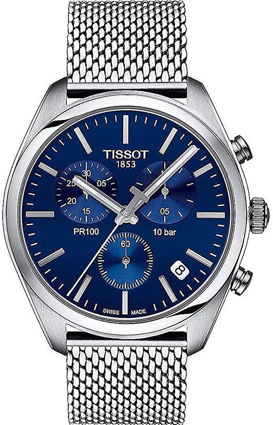Men's Tissot 1853 PRS 100 Chronograph Swiss Steel Watch T1014171104100