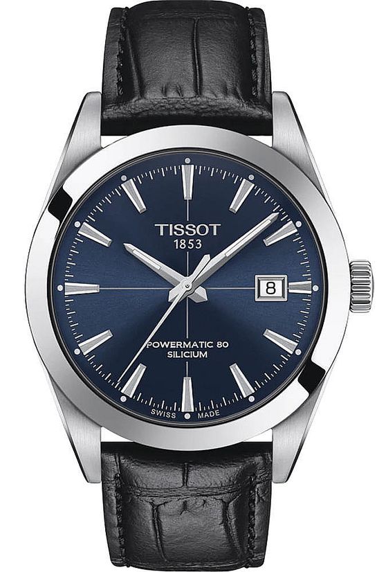 Mens Tissot 1853 Gentleman Powermatic 80 Silicium Automatic Watch T1274071604101