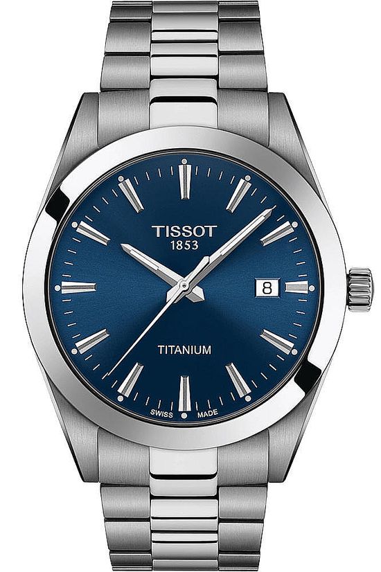 Mens Tissot 1853 Gentleman Swiss Titanium Elegant Watch T1274104404100