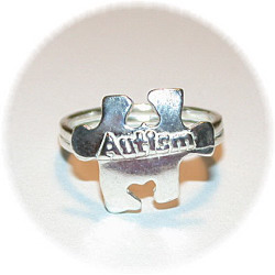 Autism Puzzle Piece Ring