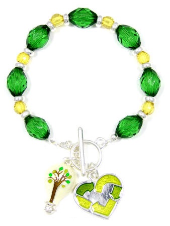 Recycling Is A Bright Idea Bracelet