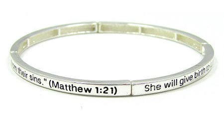 Thin Matthew 1 21 Bracelet