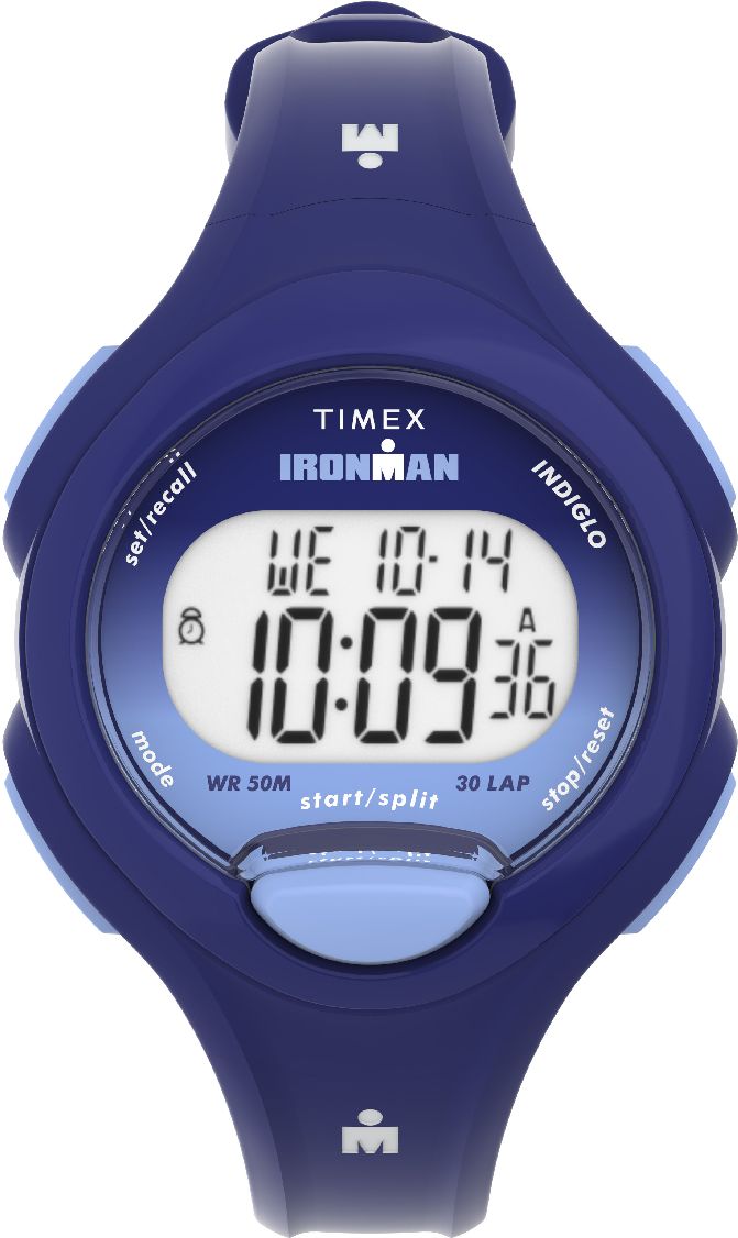 Women's Timex Essentials Ironman Chronograph 34mm Blue Watch TW5M55400