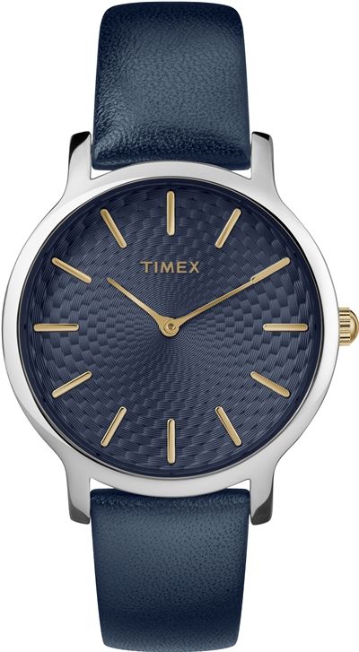Women's Timex Skyline 16mm Leather Band Watch TW2R36300