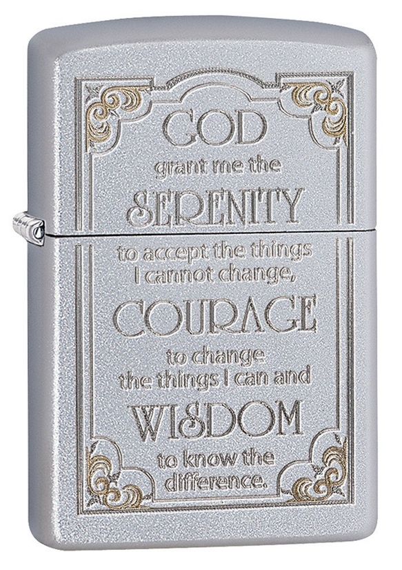 Zippo Serenity Prayer Lighter 28458-000003